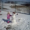 Cate and Snowperson