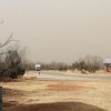 Dust storm approaching camground
